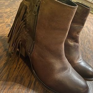 Beautiful fringe booties